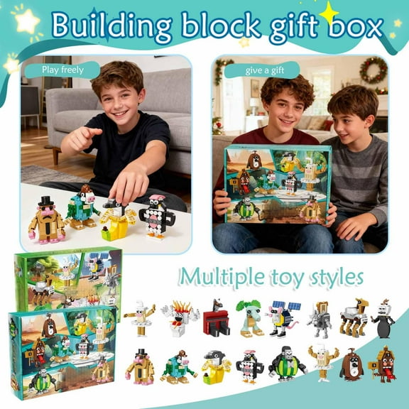 Brainrot Toys Creative Building Set - Blocks for Fun Construction, Educational Toy for Kids & Fans