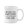 thumbnail image 1 of Brains Quote Design Mug Unisex's -Image by Shutterstock, 1 of 4
