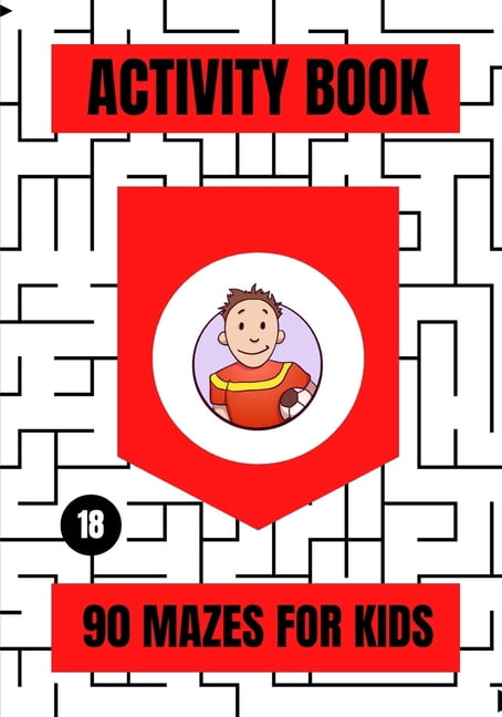 Brainstorm Activity Book: 90 Mazes for Kids, Book 18, (Paperback)