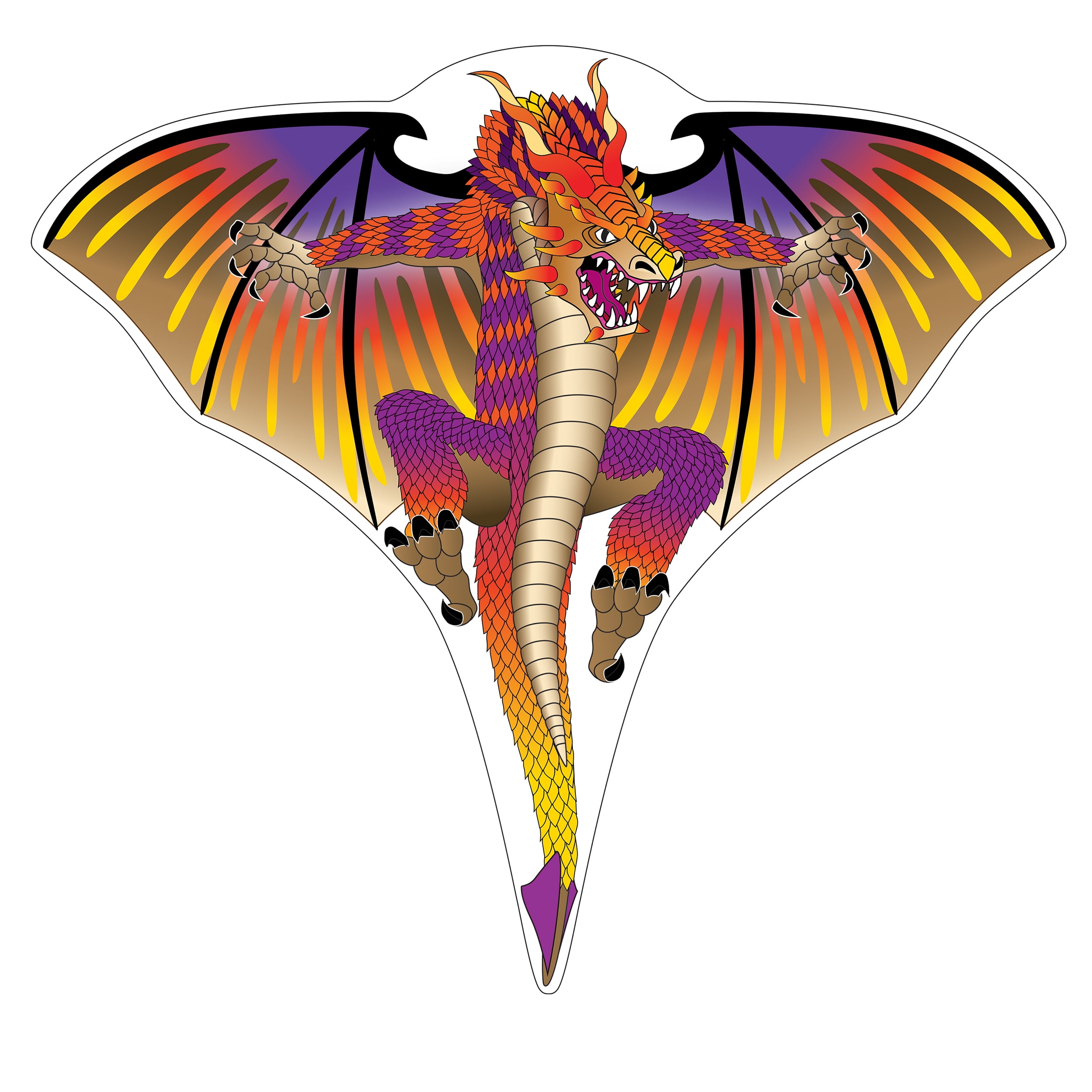 Brainstorm Dragon 28 Kite Fire