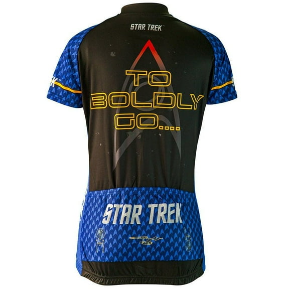 Brainstorm Gear Women's Star Trek "Science" - Blue - Cycling Jersey - Large