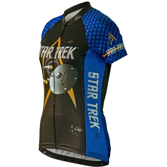 Brainstorm Gear Women's Star Trek "Science" - Blue - Cycling Jersey - Medium
