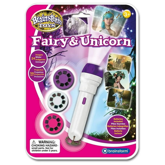 Brainstorm Toy Fairy and Unicorn Flashlight and Projector