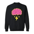 thumbnail image 1 of Brainstorming Design. Sweatshirt Men - Men Sweatshirt, Black, 4XL, 1 of 4