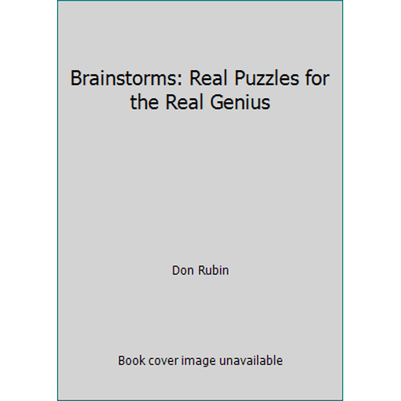 Pre-Owned Brainstorms: Real Puzzles for the Real Genius (Paperback) 0060963387 9780060963385