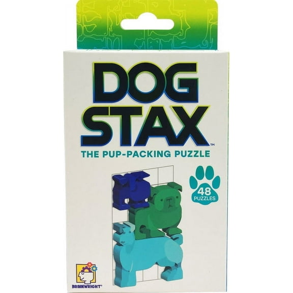 Brainwright - Dog STAX - The Pup-Packing Puzzle - 48 Pieces