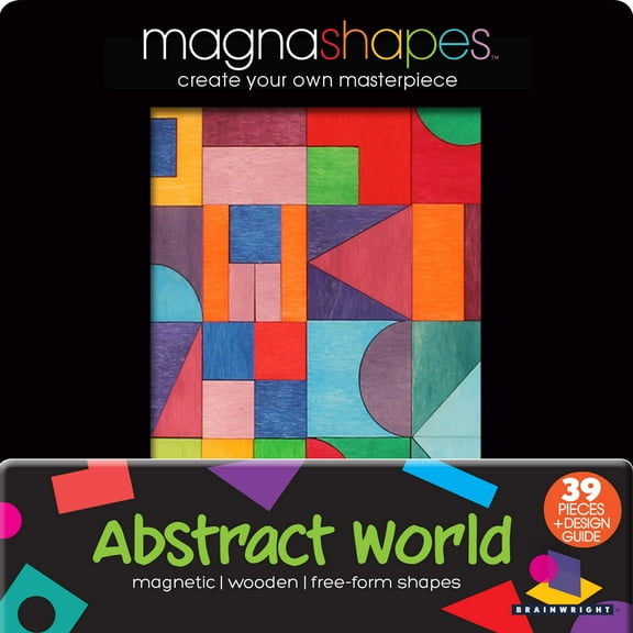 Brainwright - Magna Shapes - Abstract World - Brain Teaser