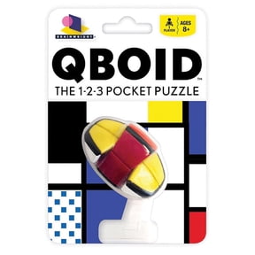 Brainwright QBOID BRAINTEASER, Twisty Puzzle, Pocket-Sized Challenge, Board Game