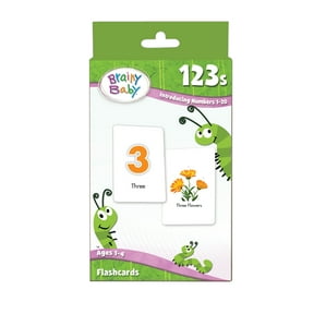 Brainy Baby 123s Flashcards: Introducing Numbers 1 to 20 Deluxe Edition