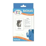 Brainy Baby Animals Flashcards Apes to Zebras Deluxe Edition