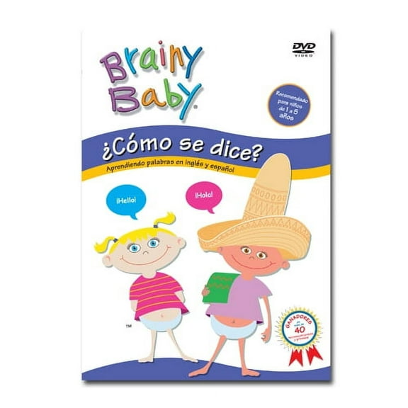 Brainy Baby Como se dice? DVD: Aprendiendo palabras en ingles y espanol Classic Spanish Edition