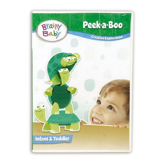 Brainy Baby Peek a Boo Infant Learning DVD Inspiring Creative Exploration Deluxe Edition