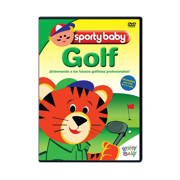 Brainy Baby Sporty Baby Golf DVD: Golf Basics for Preschool and Toddlers Spanish Edition