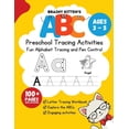thumbnail image 1 of Brainy Kitten's ABC Preschool Trace Book Ages 3-5: Letter Tracing Workbook, (Paperback), 1 of 1