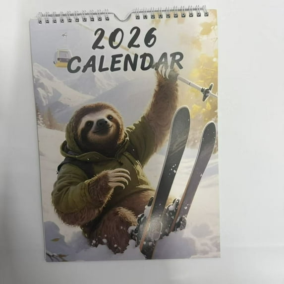 Brainybites Funny Calendar 2026 Mini Calendar with Monthly Grids for Appointments and Scheduling - Small Wall Calendar 2026 with Premium Gloss Paper for Home and Office Organization