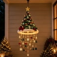 thumbnail image 1 of Brainybites Lighted Santa Hat Chandelier, Warm LED Christmas Hanging Décor, 1 of 9