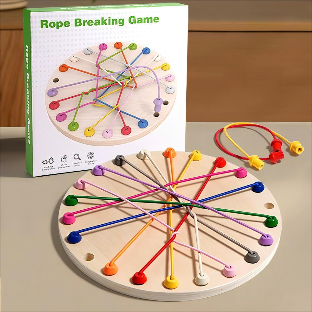Knot Rope Puzzle Spiel - Logik Knobelspiel Für Kinder Und Erwachsene