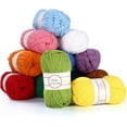 thumbnail image 1 of Brainybites Yarn for Crocheting  Multi Color Acrylic Yarn Crochet Yarn Starter kit for Knitting Crocheting Weaving Adult and Kid Craft Projects, 1 of 9