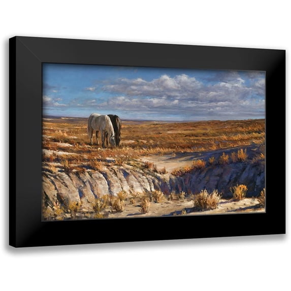 Braithwaite, Bruce 14x10 Black Modern Framed Museum Art Print Titled - Forever Friends 3