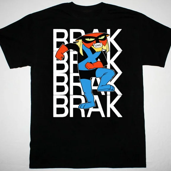 Brak Space Ghost Cartoon black T-shirt short sleeve All sizes XB04 | eBay