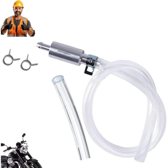 Brake Bleeder Hose One Way Check Valve, Brake Bleeder Hose - One Way Check Valve Tube Bleeding Tool Kit for Hydraulic System Bleeding, One Man Hydraulic Motive Brakes Nozzle Clamp (1Set)