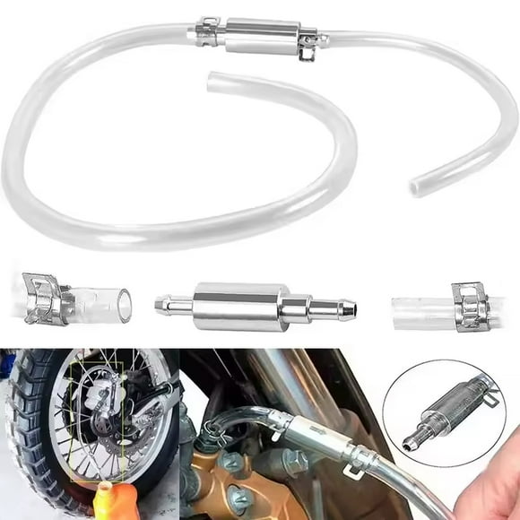Brake Bleeder Hose - One Way Check Valve Tube Bleeding Tool Kit for Car Motorcycle Clutch, Universal Brake Fluid Bleeder Kit for Hydraulic Brake System (1PC)