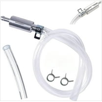 Brake Bleeder Hose - One Way Check Valve Tube Bleeding Tool Kit for Car Motorcycle Clutch, Universal Brake Fluid Bleeder Kit for Hydraulic Brake System, Soft Tube with Metal Clips