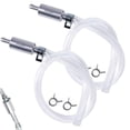 thumbnail image 1 of Brake Bleeder Hose, One Way Check Valve Tube Bleeding Tool Kit for Motorcycle Clutch, Hydraulic Brake Fluid Bleeder Replacement Hose, Motorcycle Accessories, 1 of 3