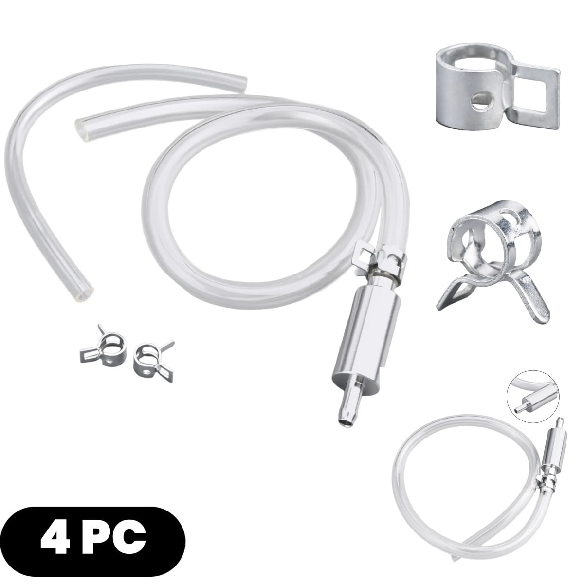 Motorcycle Brake Bleeding Kit 2Pcs Brake Bleeder Hose - One Way Check Valve Tube Bleeding Tool Kit - View #9