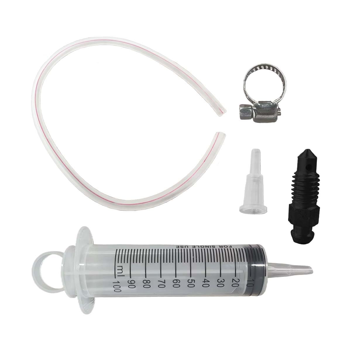 Brake Bleeder Kit with Syringe and Hose