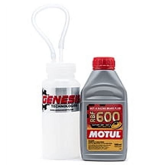 Brake Bleeding Kit With Magnet Mount Bottle And Motul 8068HL RBF 600