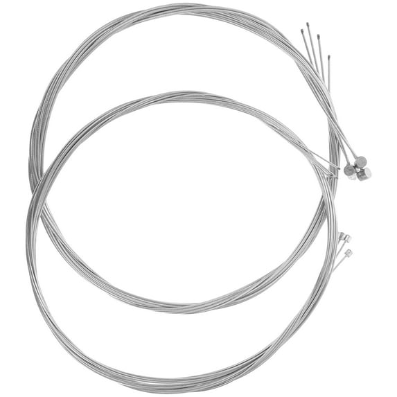 TABLZONE Bike Brake Cable Kit Galvanized Steel Easy to Install Replacement for Mountain and Road Bikes