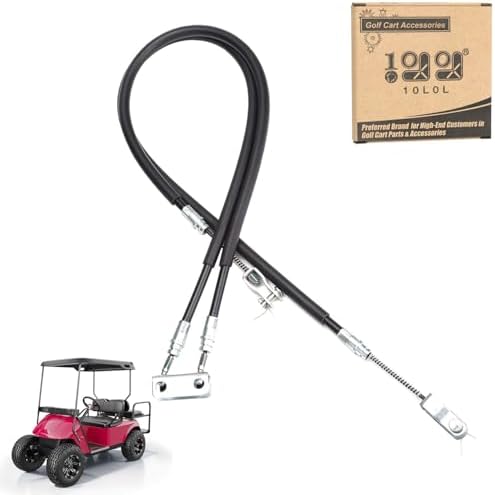 Cabo De Freio CLUBRALLY Para Carrinho De Golfe EZGO TXT - Kit Completo