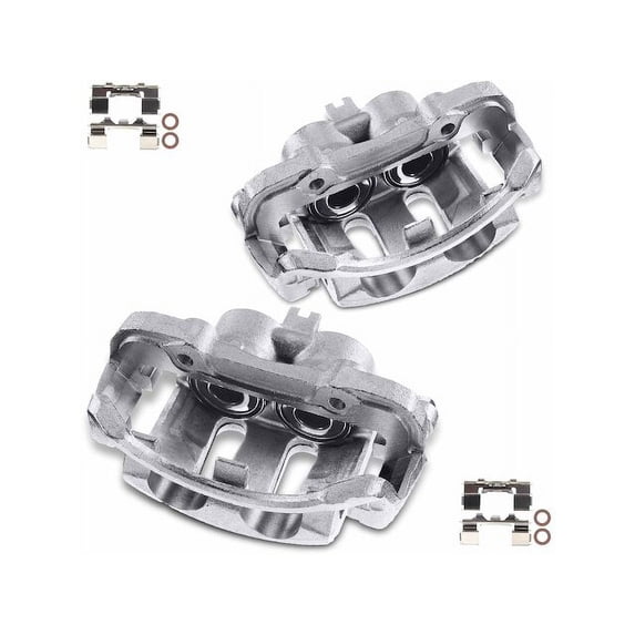 Brake Caliper Set 2 - Compatible with 1998 - 2004 Nissan Frontier - Autopart Premium