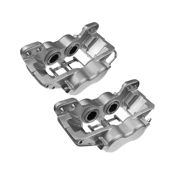 Brake Caliper Set 2 - Compatible with 2002 - 2009 GMC C7500 Topkick 2003 2004 2005 2006 2007 2008
