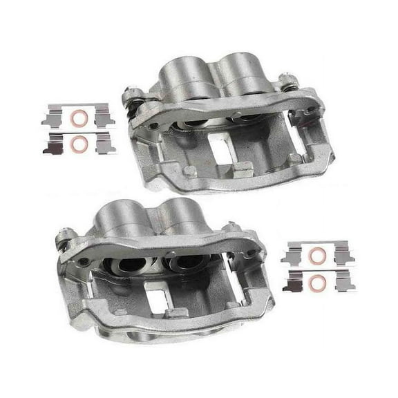Brake Caliper Set 2 - Compatible with 2003 - 2019 Chevy Express 3500 2004 2005 2006 2007 2008 2009 2010 2011 2012 2013 2014 2015 2016 2017 2018