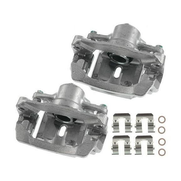 Brake Caliper Set 2 - Compatible with 2010 - 2014 Subaru Outback 2.5L H4 Naturally Aspirated 2011 2012 2013