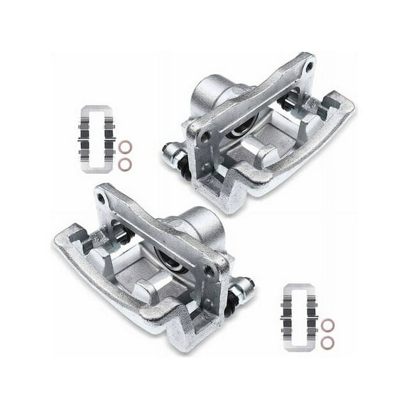 Brake Caliper Set 2 - Compatible with 2010 - 2017 GMC Terrain 2011 2012 2013 2014 2015 2016