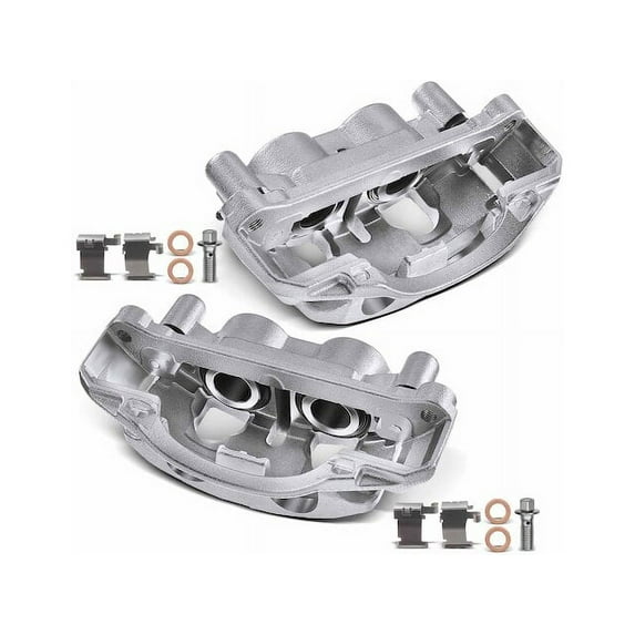 Brake Caliper Set 2 - Compatible with 2011 - 2019 GMC Sierra 2500 HD 2012 2013 2014 2015 2016 2017 2018