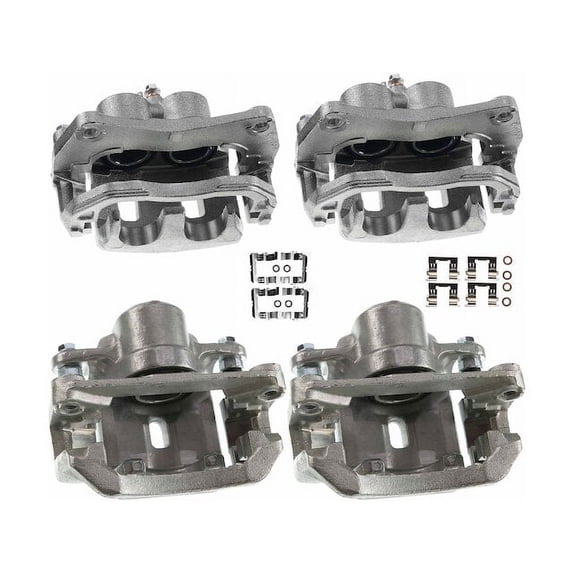 Brake Caliper Set 4 - Compatible with 2010 - 2014 Subaru Legacy - Autopart Premium