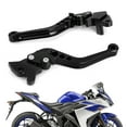 thumbnail image 1 of Brake Clutch Levers For YAMAHA YZF-R15 2008-2014 Black, 1 of 9