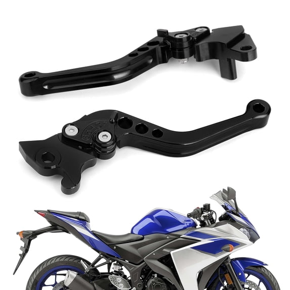 Brake Clutch Levers For YAMAHA YZF-R15 2008-2014 Black