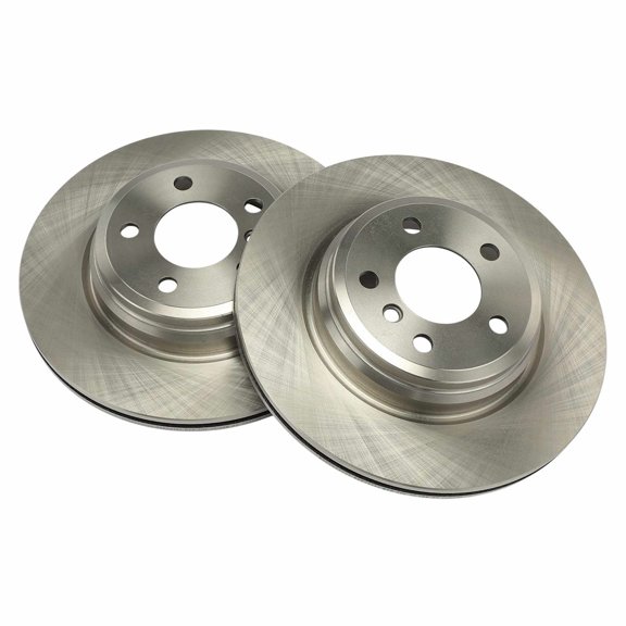 Brake Disc 2-Wheel Set Compatible: BMW 330i 2017-2018, 330i GT xDrive 2017-2019, 330i xDrive, 428i 2014-2016 Rear