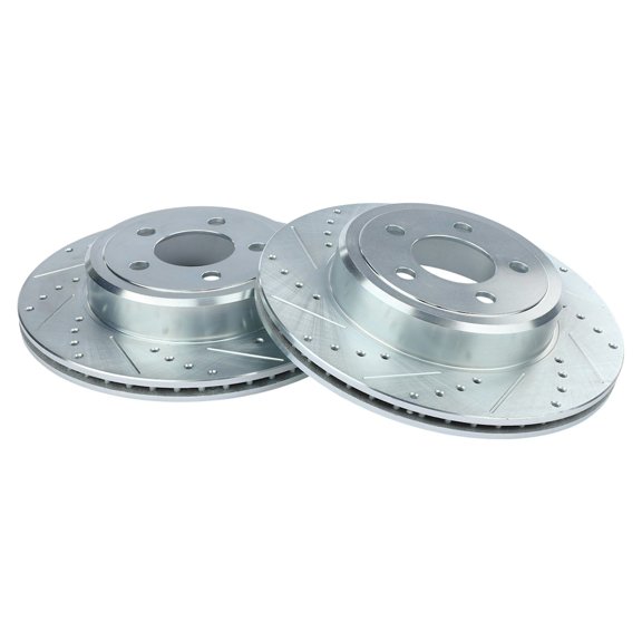 Brake Disc 2-Wheel Set Compatible: Dodge Challenger 2009-2020, Chrysler 300 2005-2021, Magnum 2005-2008, Charger 2006-2020 Rear
