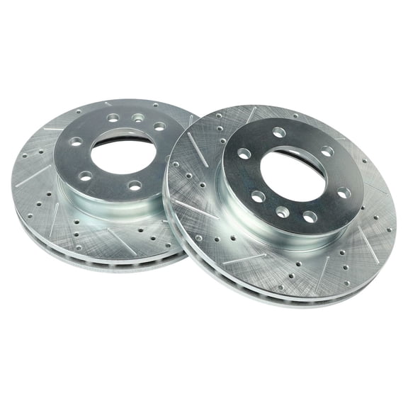 Brake Disc 2-Wheel Set Compatible: Dodge Sprinter 2500 2007-2009, Sprinter 3500, Freightliner 2007-2020 Front Left and Right, Driver and Passenger Side