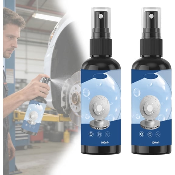 Brake Disc Cleaner Spray for Noise Reduction, Automotive Brake Care Spray, Brakes Discs Rust Remover Sprays for Car Electric Vehicle Motorcycle (1PC) P