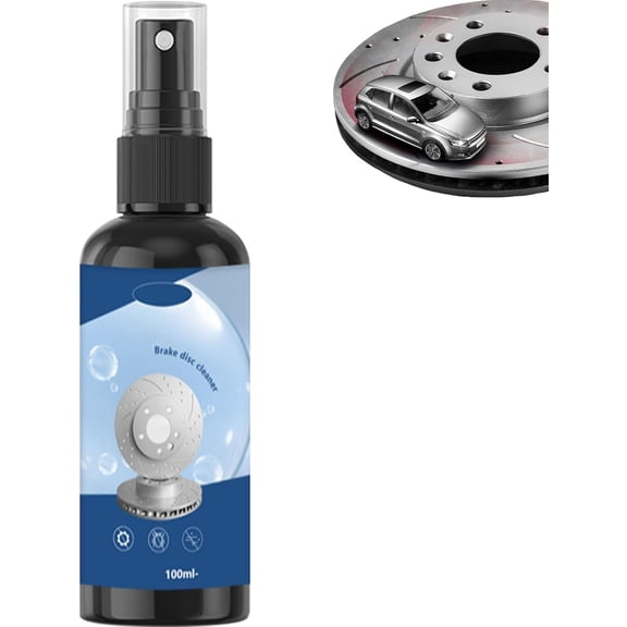 Brake Disc Cleaner Spray for Noise Reduction, Brake Disc Squeak Eliminator, Brakes Discs Rust Remover Spray, Brakes Discs Noise Reduction Cleaner Agent (1pcs)