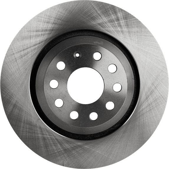 Brake Disc Compatible with 2006-2009 Volkswagen Passat Rear, Driver or Passenger Side