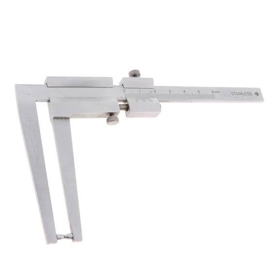 Brake Disc Depth Gauge & Tire Tread Depth Vernier Caliper 0 ~ 60mm
