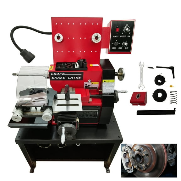 Brake Drum Disc Dual Purpose Repair Lathe Grinder Machine Commercial 110V